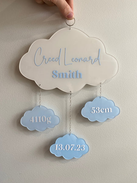Baby Announcement Cloud
