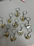 Custom Resin Heart Keyring