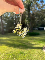 Custom Resin Initial Keyring