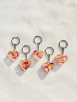 Custom Resin Heart Keyring